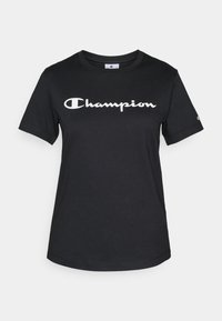 BASICS CREWNECK LARGE LOGO - T-shirts print - black