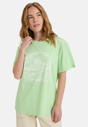 HANGLOOSE THE SKY - T-shirt imprimé - green