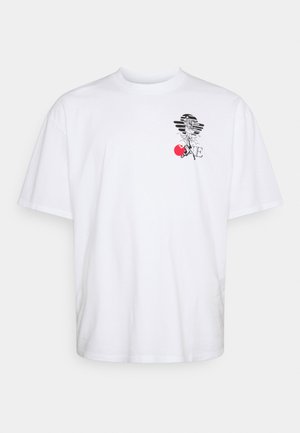 ONE - T-shirt med print - white
