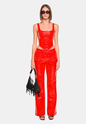 VALENCIA CROC PANTS - Pantalones - red