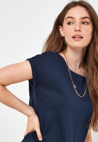 Next RELAXED CAPPED SLEEVE  - Ranta-asusteet - dark blue