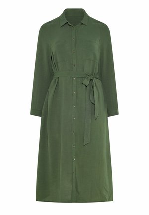 Evans, PLUS SIZE SHIRT DRESSES - Blousejurk - green