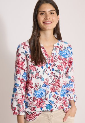 Cecil 3/4-ARM TUNIKA MIT FLORALEM MUSTER - Blouse - vanilla white