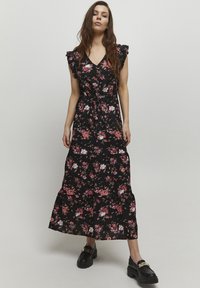 b.young FRILL DRESS - Vestito casual - coral cloud mix