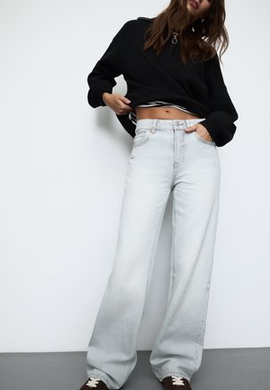 Stradivarius D92 - Traperice opuštenog kroja - dark grey