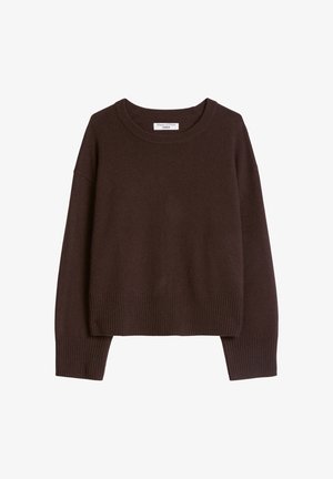 Marc O'Polo DENIM, KNIT PULLOVERS LONGSLEEVE - Trui - espresso brown