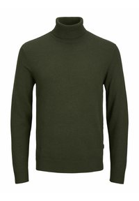 JJEEMIL ROLL NECK - Strickpullover - kombu green
