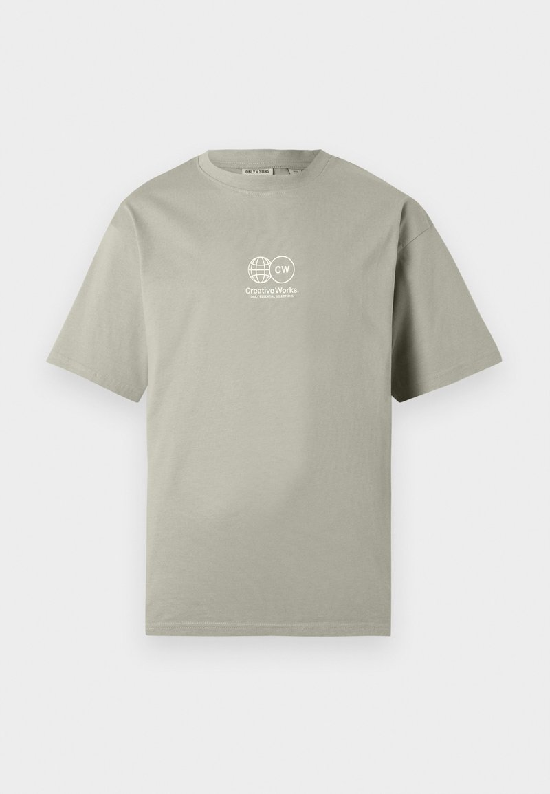 Only & Sons T-shirt print taupe