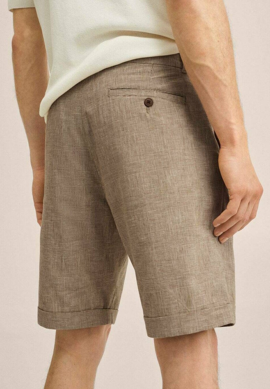 Mango SMOKE - Shorts - bruin/brown 
