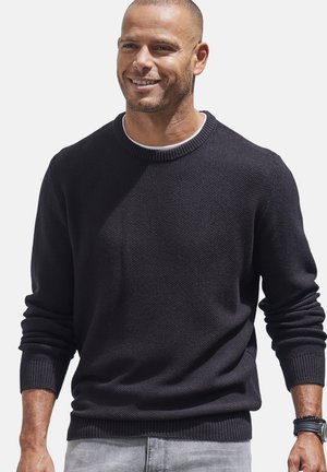 Strickpullover - schwarz
