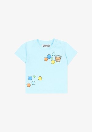 MOSCHINO, Camiseta estampada - light blue