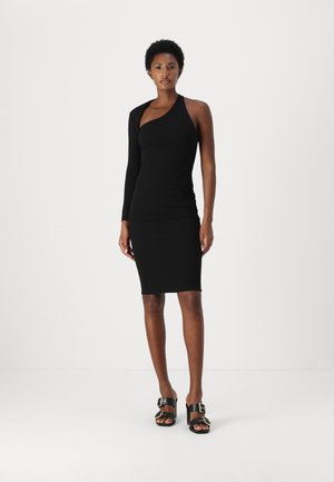 ASYMMETRIC PARTY DRESS - Cocktailkjole - black
