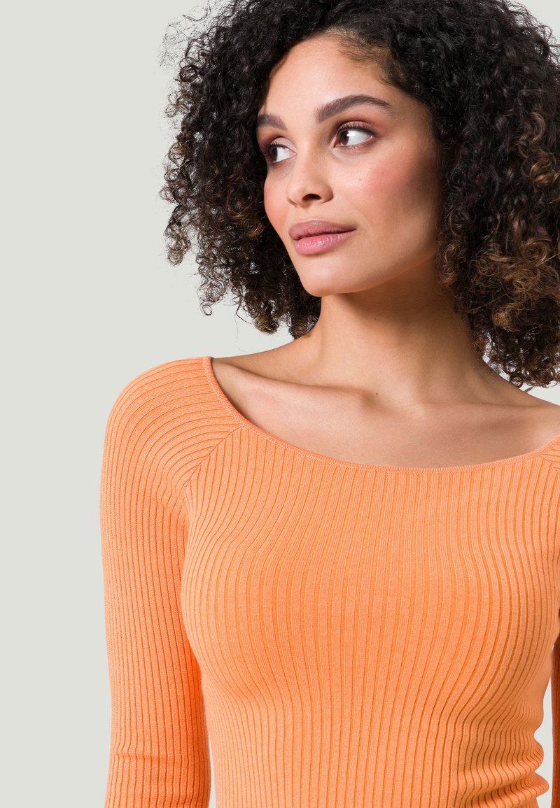 Damen Strickjacken | zero Strickpullover tangerine/orange - EX13400 Damen Strickjacken | zero Strickpullover tangerine/orange - EX13400