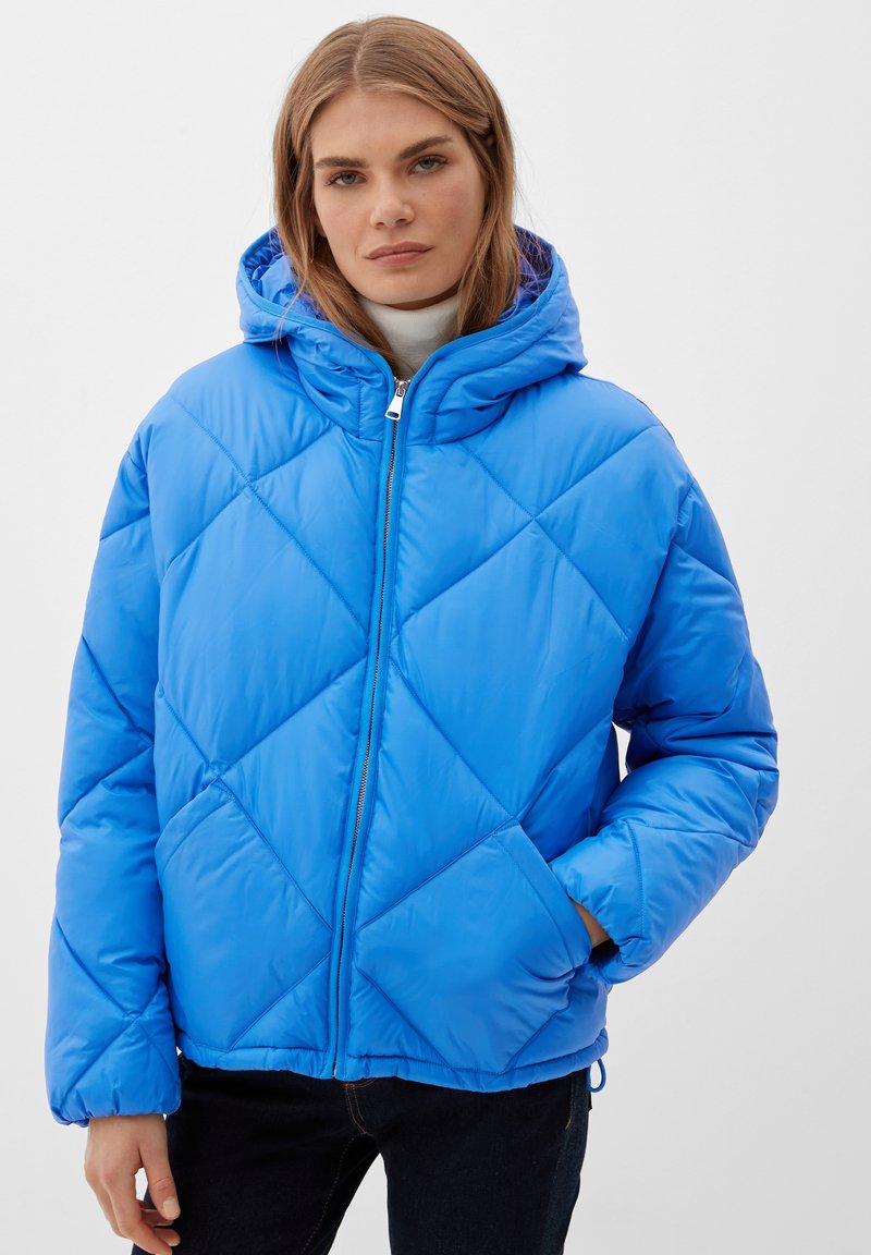 s.Oliver MIT MODISCHER STEPPUNG - Winterjacke - blue