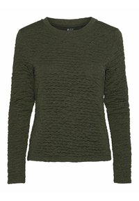 Pieces Strickpullover - olive