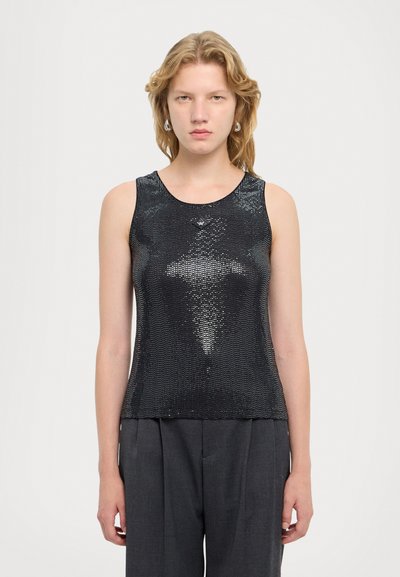 MCM SEQUINS TANK  - Top - black