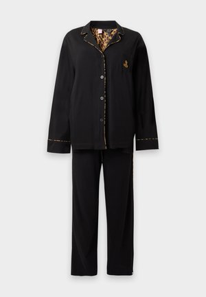 Lauren Ralph Lauren, NOTCH COLLAR  - Комплект пижама - black