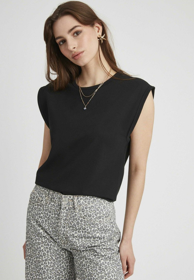 BZB UNI - T-shirt basique - noir