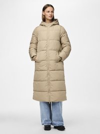 Pieces PCBEE ULTRA LONG PUFFER - Vinterkappa /-rock - silver mink