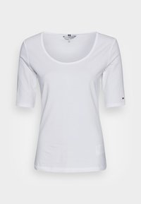SLIM SCOOP - T-shirt básica - white