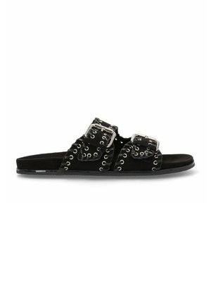 Luna Collection, Sandalias planas - black