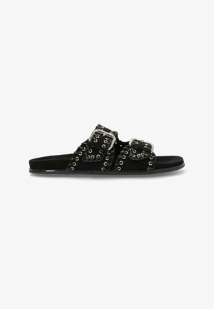 Luna Collection, Sandalias planas - black