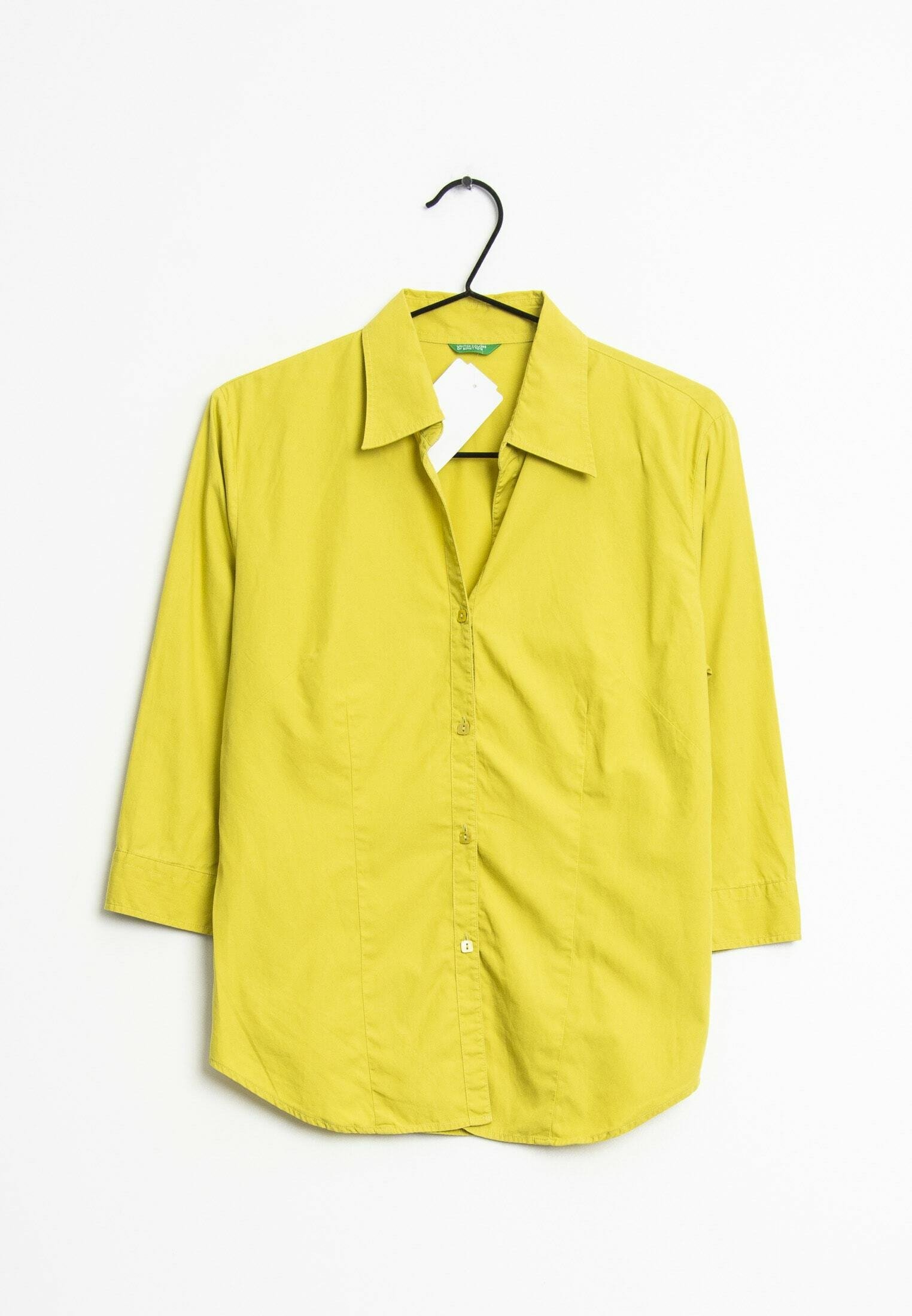 Benetton Button-down blouse - yellow 
