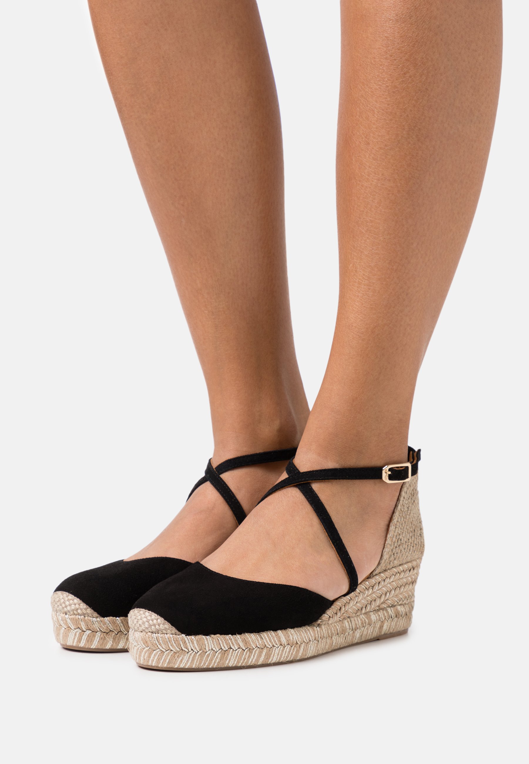 Unisa CAUDE - Sandales à plateforme - black/noir - ZALANDO.FR