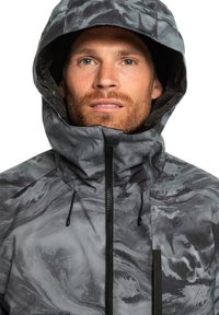 Quiksilver MISSION PRINTED JK - Snowboard jacket - resin tint true black