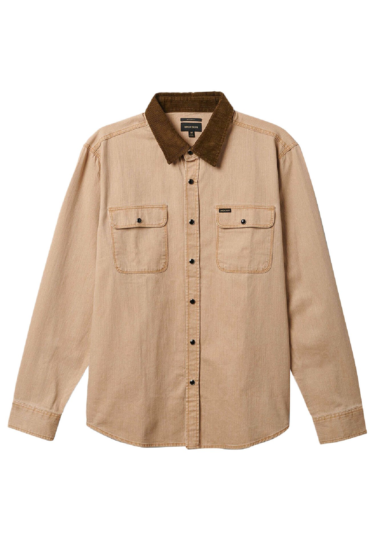 Brixton BOWERY - Camisa - mojave/marrón claro -