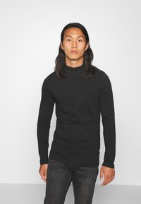 Casual Friday - THEO TURTLE NECK  - Long sleeved top - anthracite black Thumbnail Image 1