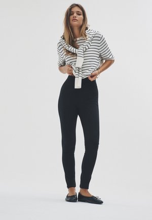 THE SET, 2 PACK - Leggings - black