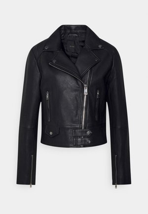 SENSIBILE JACKET - Giacca di pelle - black
