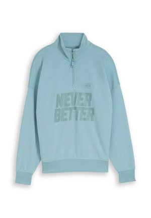 TROYER - Sweatshirt - light teal