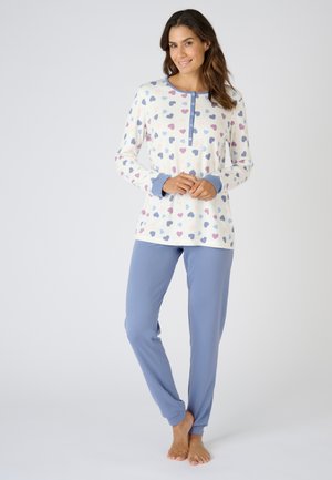 Damart EN INTERLOCK SET - Pyjama - bleu imp