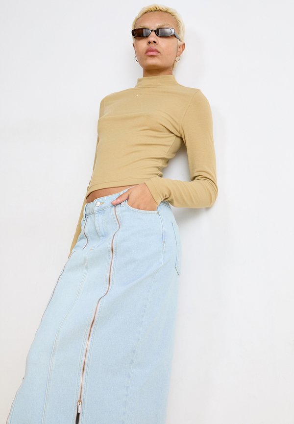 MOCK - Long sleeved top - parachute beige2