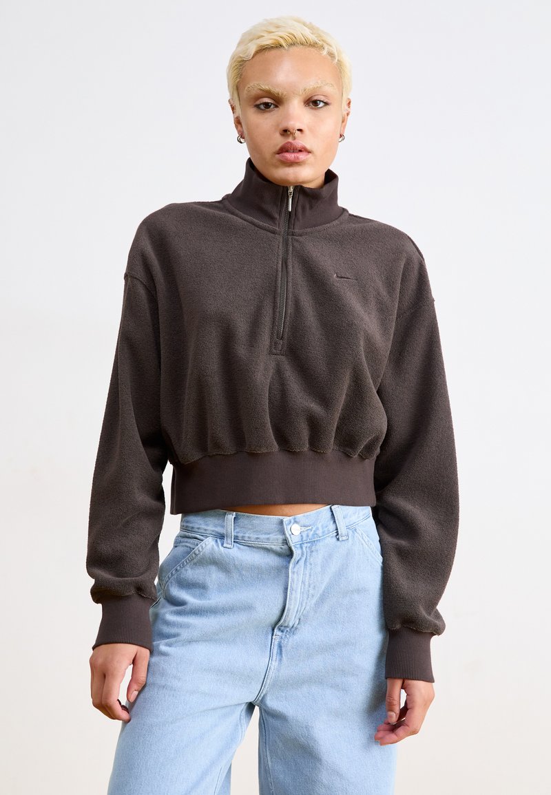 Nike Sportswear - CROP  - Sweatshirt - brown, Enlarge