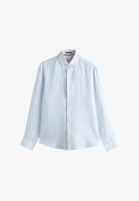 Sélectionné, white blue stripe