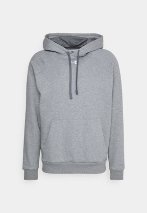 RIVAL HOODIE - Mikina s kapucí - castlerock light heather/white