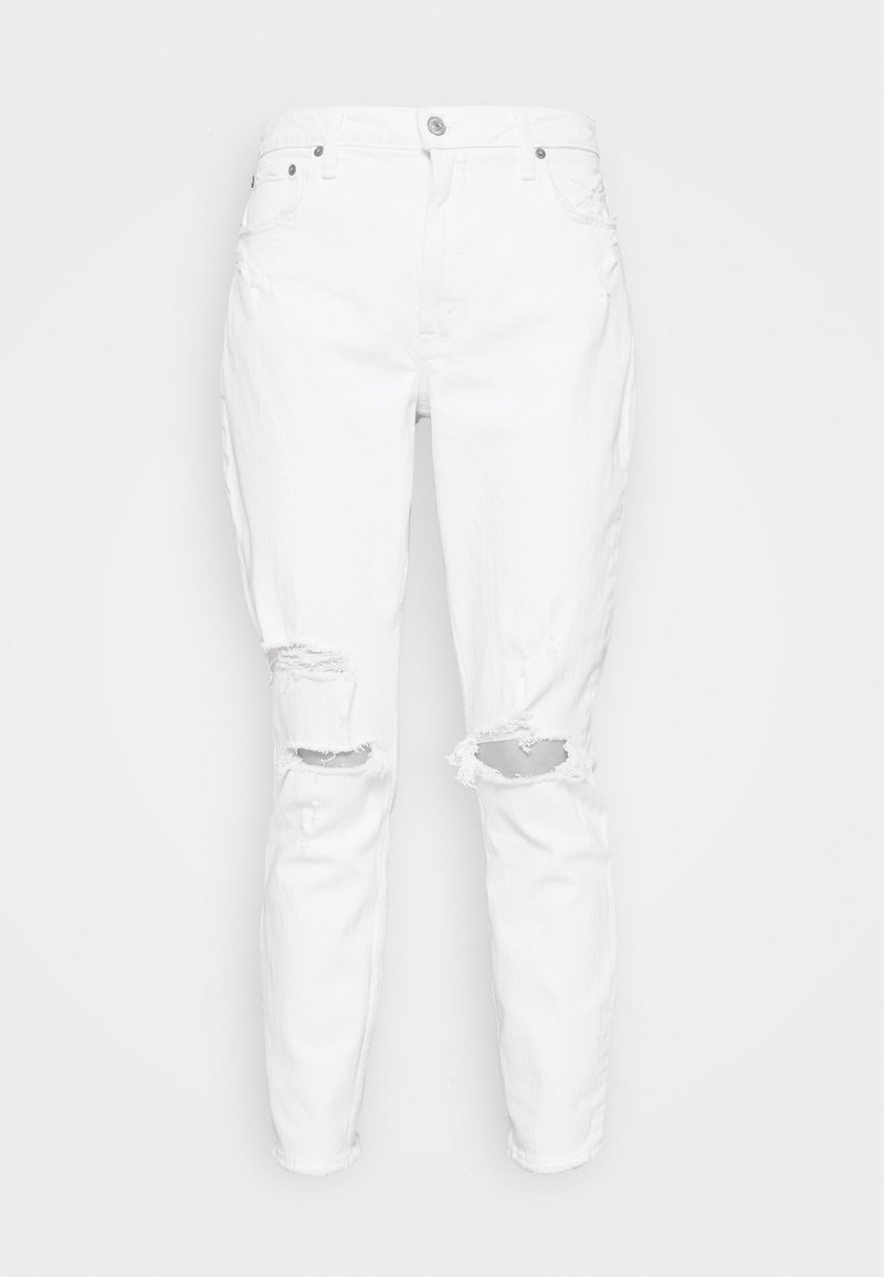 Abercrombie & Fitch Slim fit jeans wit denim/whitedenim Abercrombie & Fitch Slim fit jeans wit denim/whitedenim