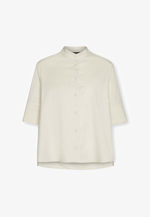 Elena Mirò, CAMICIA CON COLLO ALLA COREANA - Hemdbluse - beige
