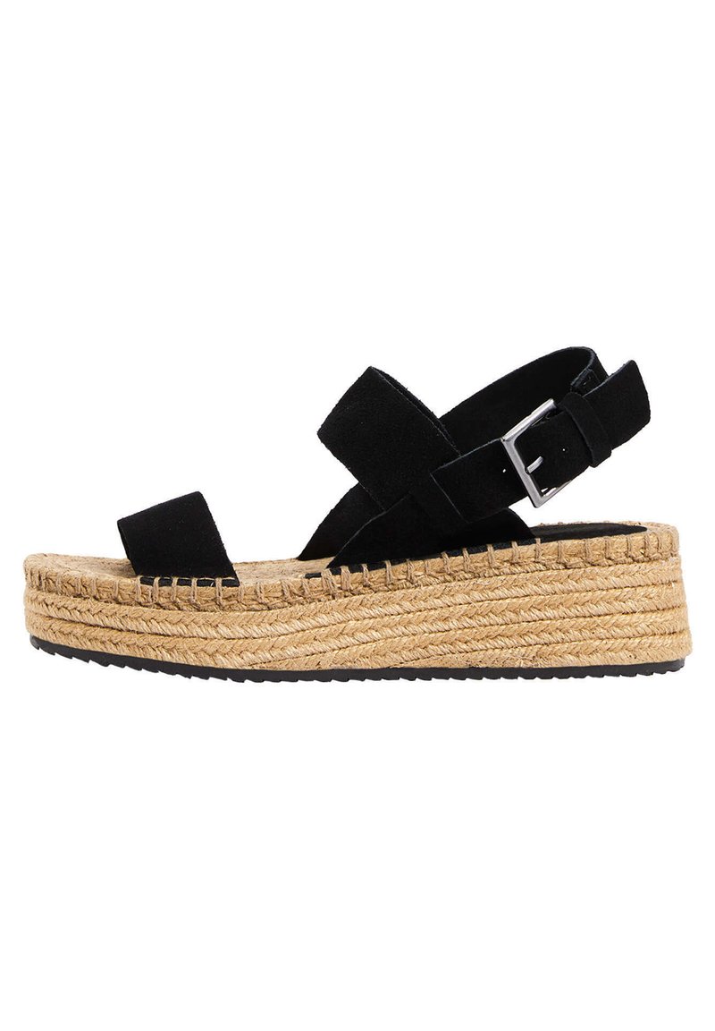 OYSHO Espadrilles zwart OYSHO Espadrilles zwart