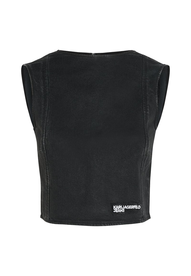 Karl Lagerfeld Jeans Top zwart Karl Lagerfeld Jeans Top zwart
