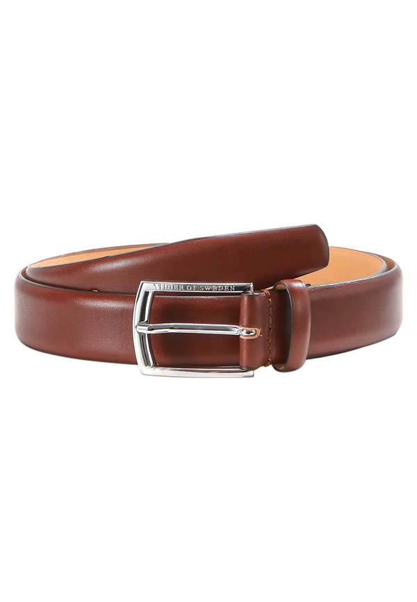 ASENBY - Belt - cognac