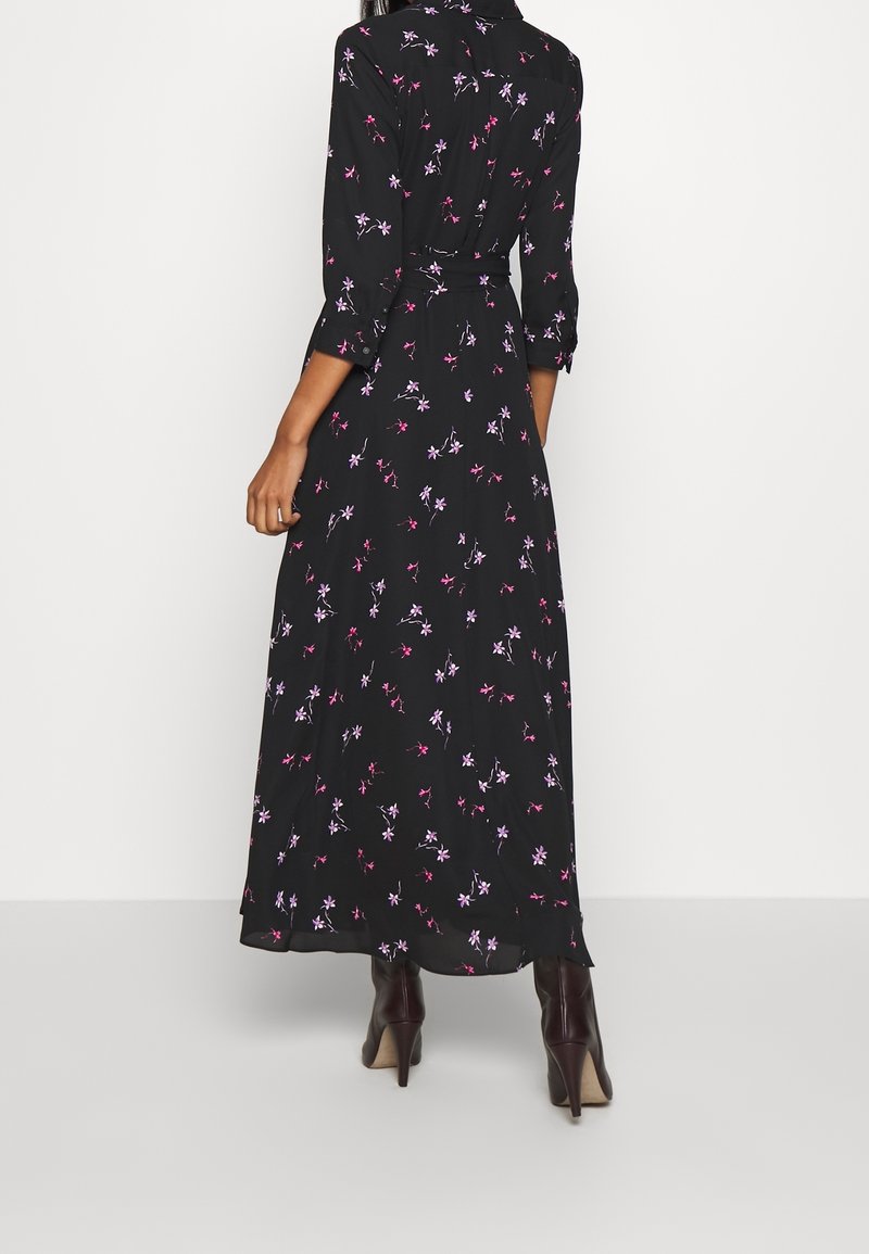 black berry garden long sleeve pleated maxi dress reviews FARM Rio Women's Black Majestic Garden Beaded Buckle Mini Dress