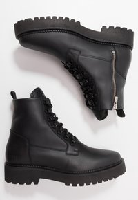 Nubikk Botines con cordones - black