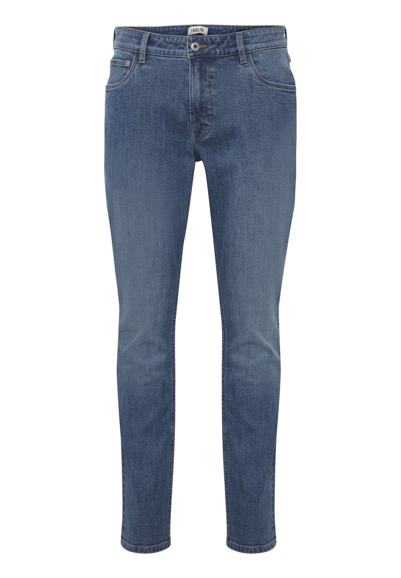 Solid SDDunley - Slim fit jeans - middle blue denim/blue denim ...