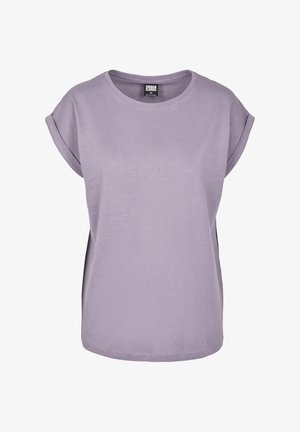 Urban Classics EXTENDED SHOULDER - Pamata T-krekls - dustypurple