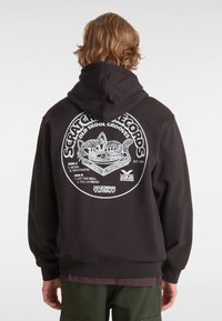 Vans SCRATCHED RECORDS - Felpa con cappuccio - black
