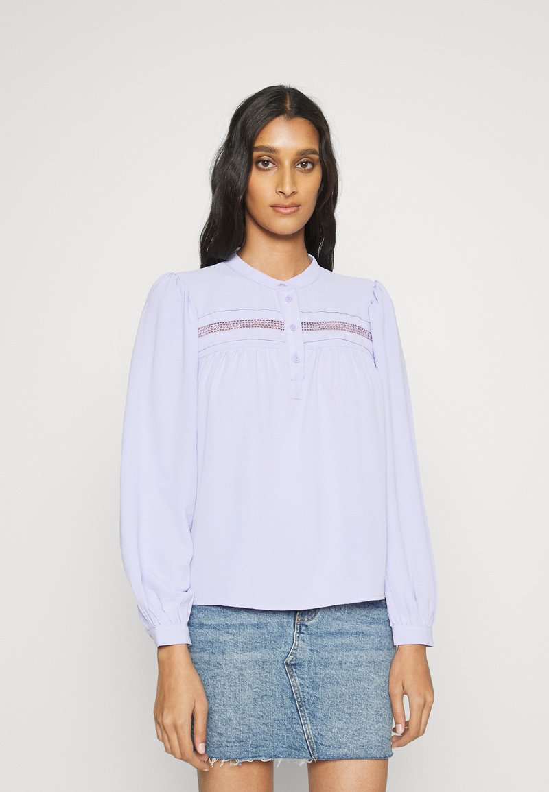 JDY LION LIFEL/S PLACKET - Blusa - lavender